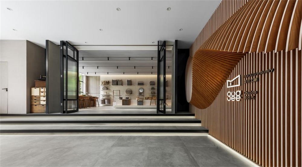 鄭州辦公室裝修公司紡織展售中心設(shè)計案例(圖5)