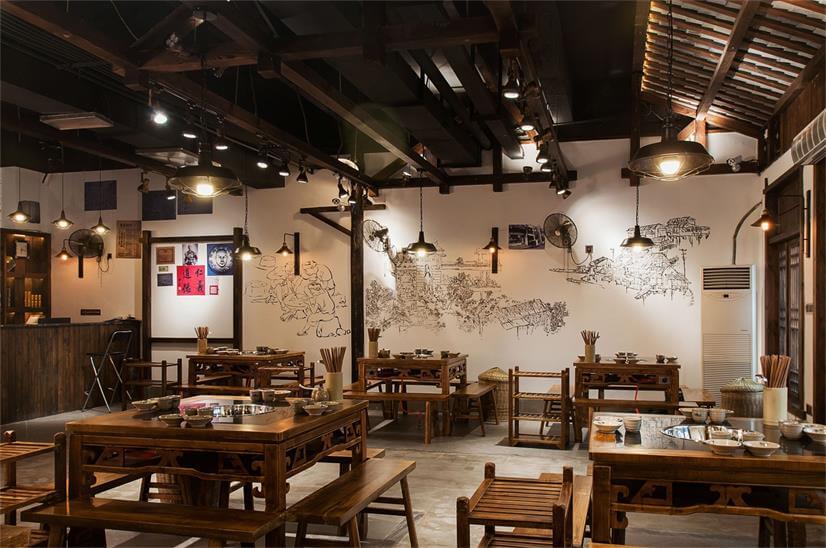 鄭州傳統火鍋店設計